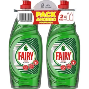FAIRY VAJILLAS DUPLO 2X650 ML PACK 2 U