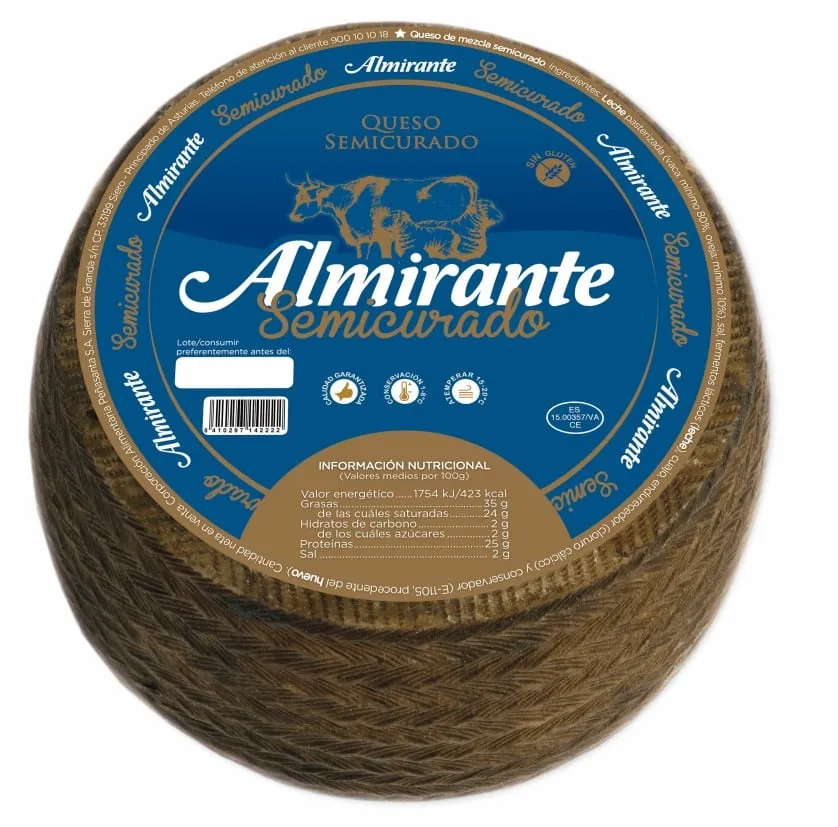 SANABRIA QUESO SEMI CURADO 1/2 PIEZAS KG