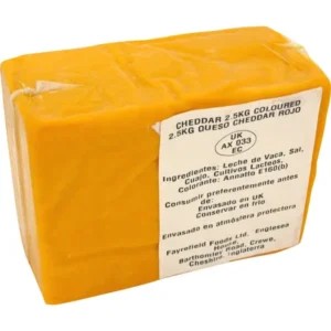 QUESO BARRA CHEDDAR PIEZA 1,80 KG APROX