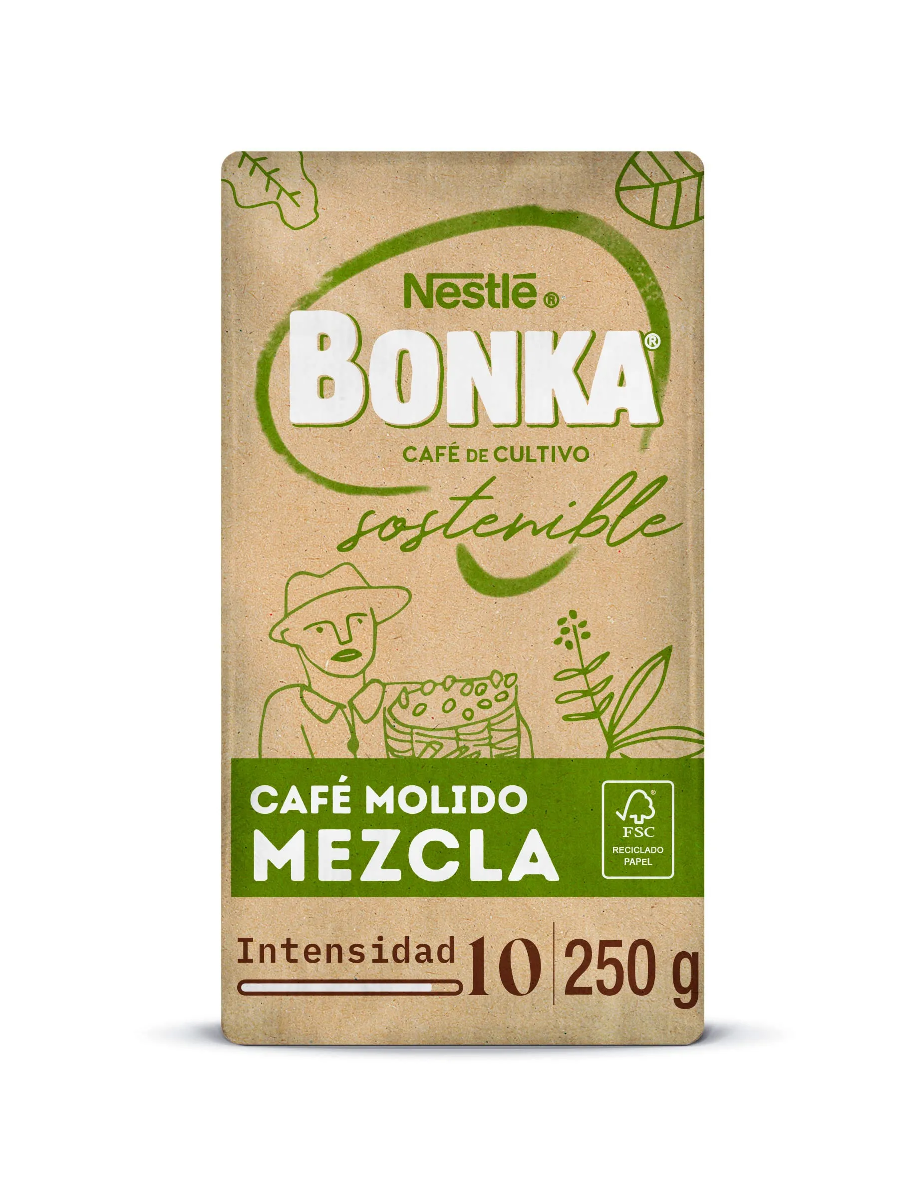 CAFE BONKA MEZCLA MOLIDO 1/4