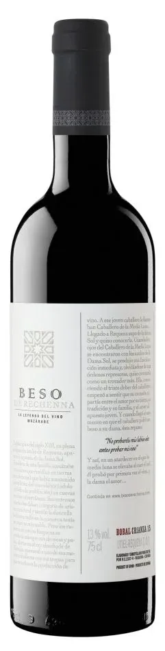 VINO BESO REQUENA TINTO 3/4 CRIANZA BOBA