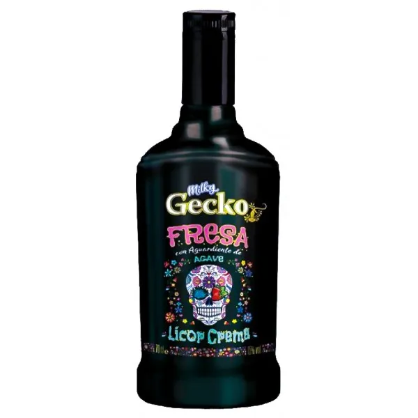 CREMA DE TEQUILA FRESAS GECKO 70 CL