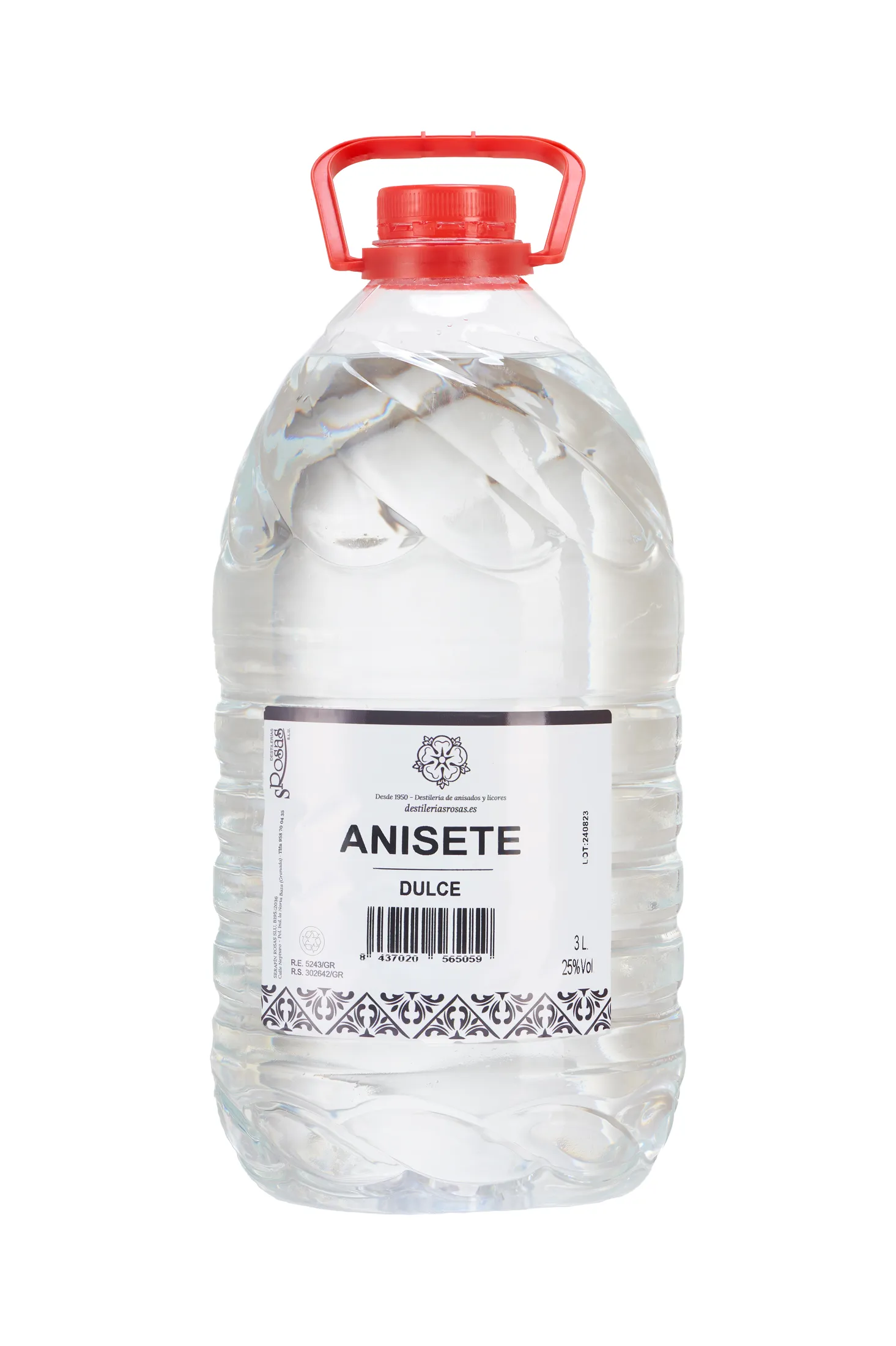 ANISETTE FERRI 3 LITRO 25º GARRAFA DULCE