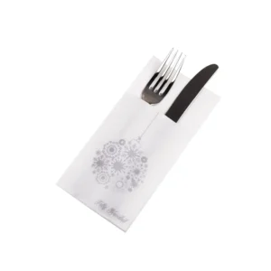 SERVI 40X40 PP NAVIDAD BLANCA P20