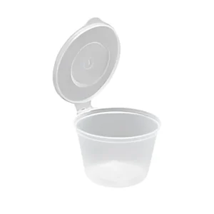 TARRINA SALSA PP 120 ML+BISAGRA PAQ 50