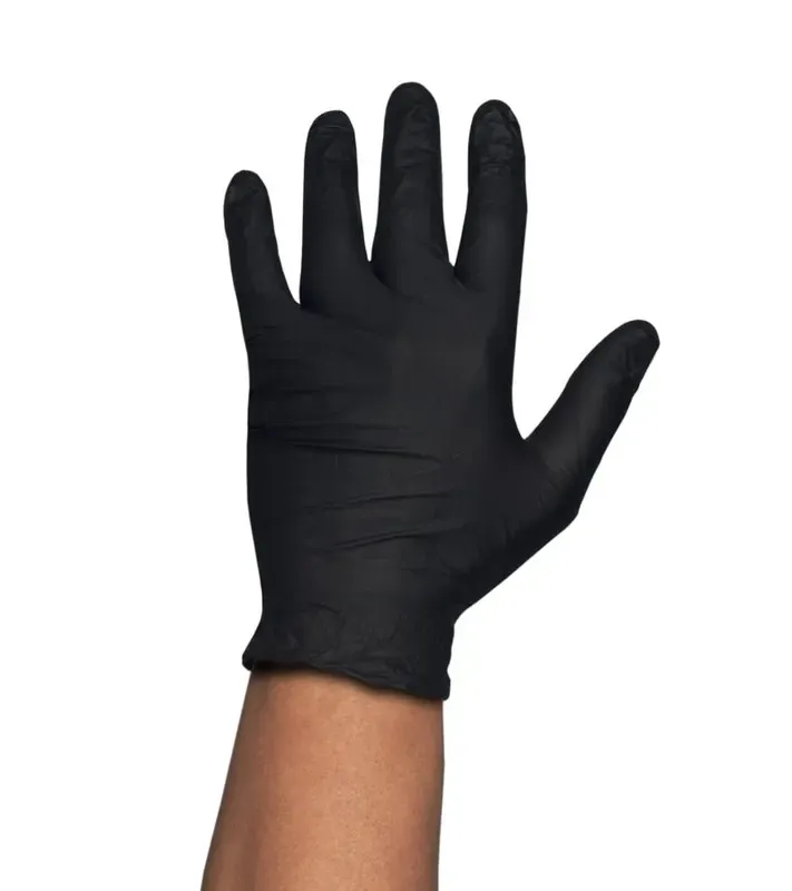 GUANTES NITRILO NEGRO T/L G PTE 100 3.5