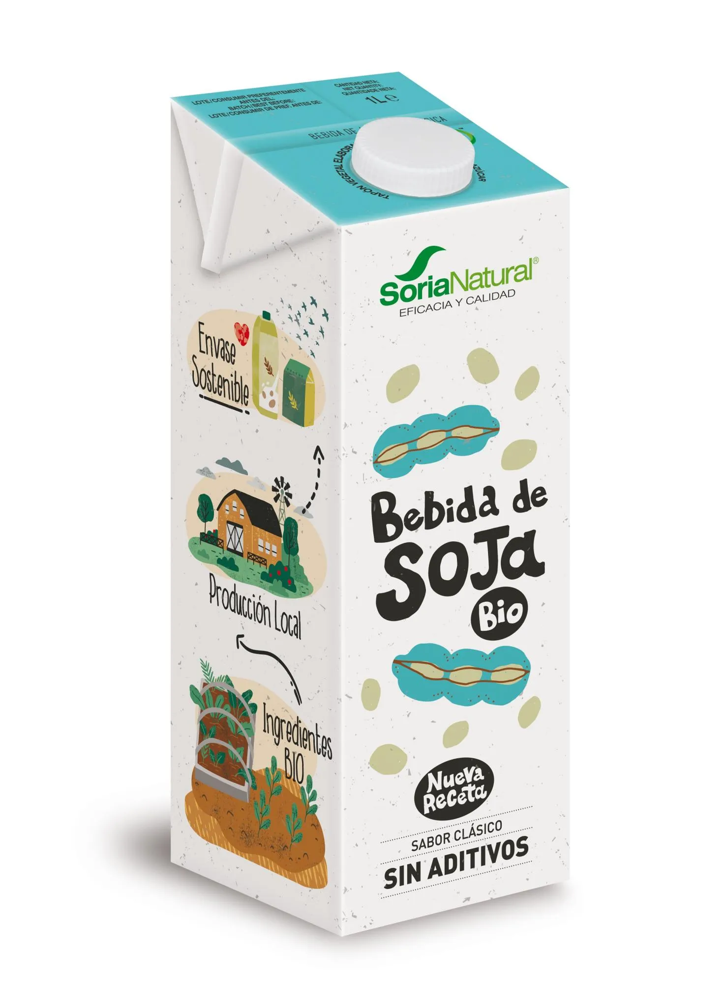BEBIDA DE SOJA BIO BRIK-1 LT.S.SORIA NAT