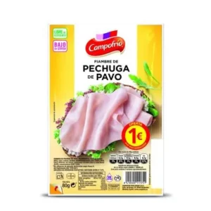 CAMPOFRIO PECHUGA PAVO LONCHAS 1 EURO