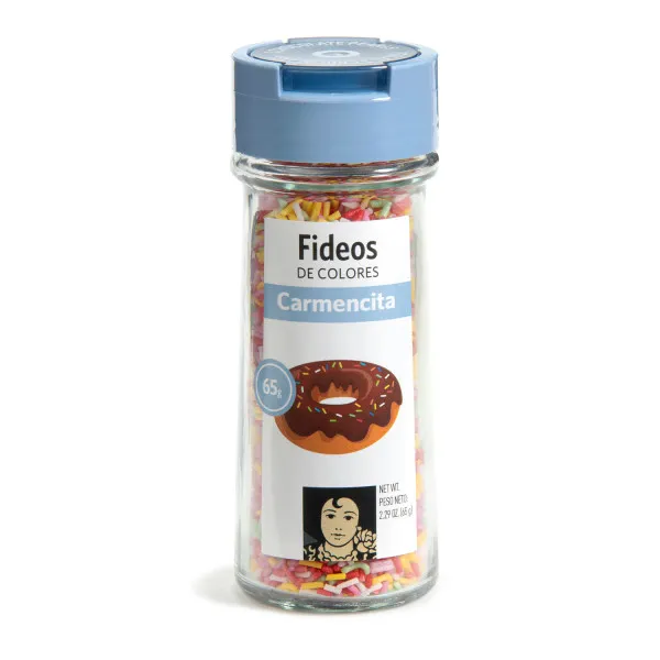 CARMENCITA(4703)FIDEOS COLOR 65GR