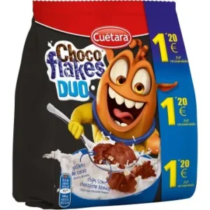 CHOCO FLAKES DUO 120GR. 1.20 EURO
