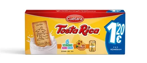 CUETARA TOSTA RICA 190 GR