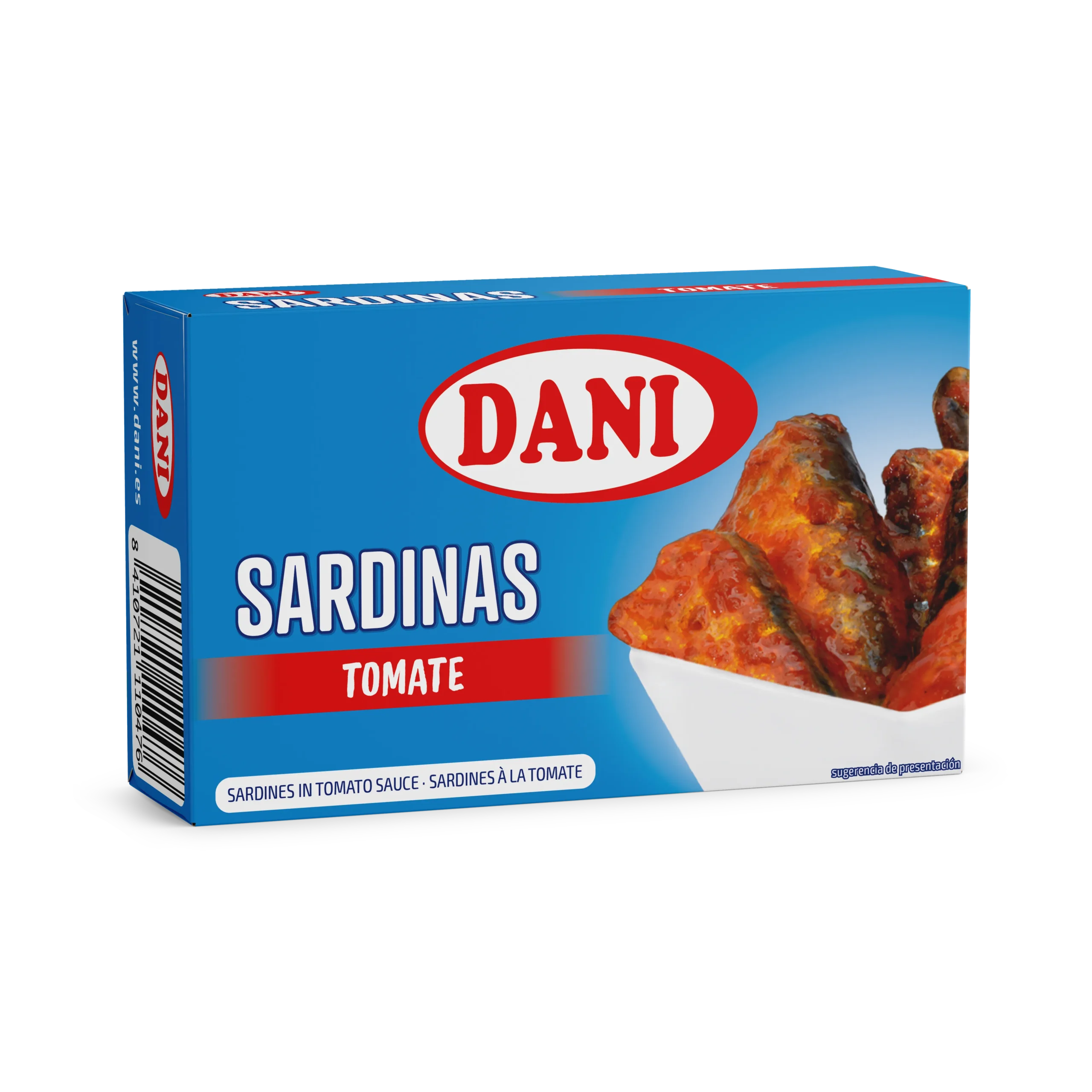 DANI SARDINAS TOMATE 120G.