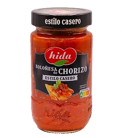 HIDA BOLOÑESA DE CHORIZO 350 GR.