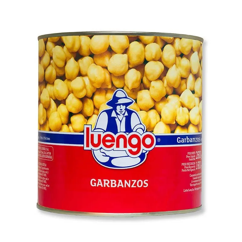 LUENGO GARBANZOS COCIDO L/2600 KG.