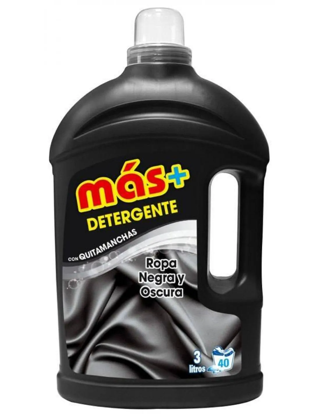 MAS+ DETERGENTE ROPA OSCURA 40 LAV.