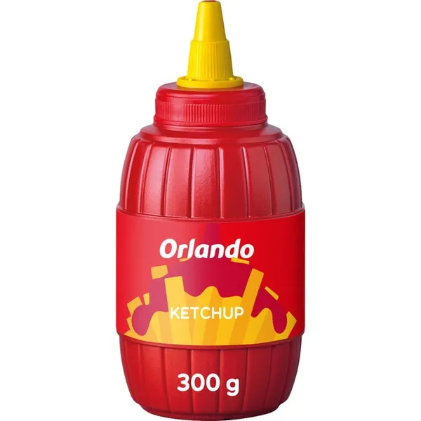 ORLANDO KETCHUP BARRILITO 300 GR.