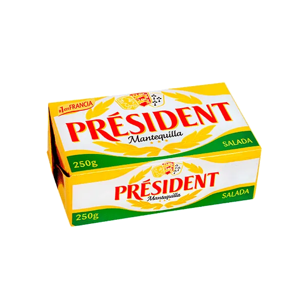 PRESIDENT MANTEQUILLA 10 GR. 100 UNID