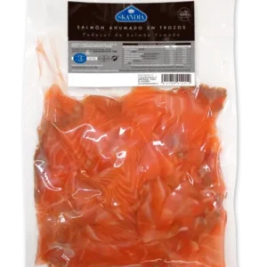 SKANDIA TROZOS DE SALMON AHUMADO B/1K