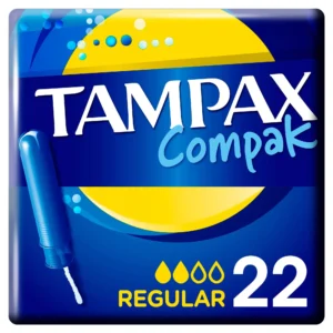 TAMPAX COMPAK REGULAR 22  UND