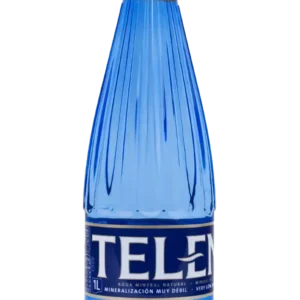 TELENO AGUA PET AZUL 1 LTRO PACK-6